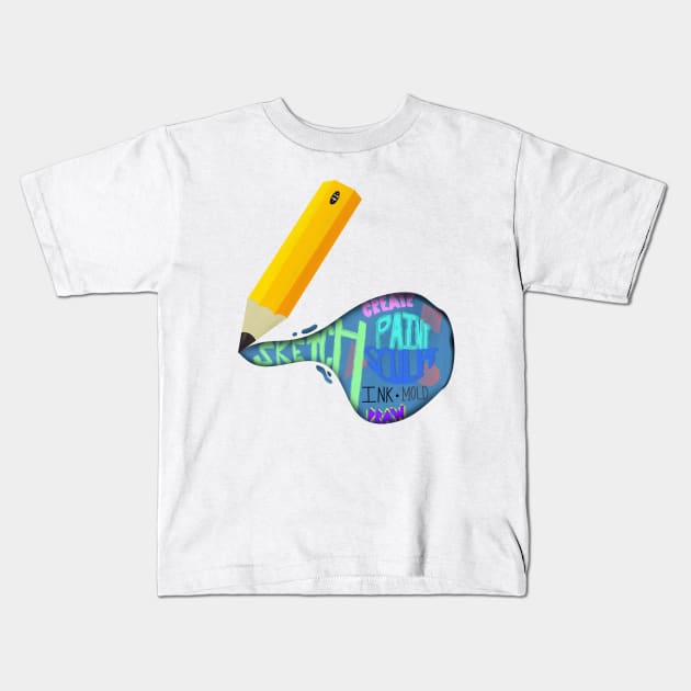 Sketch Kids T-Shirt by Blaze Designs